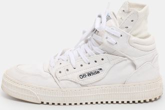 Off-white White Canvas Off Court 3.0 High Top Sneakers