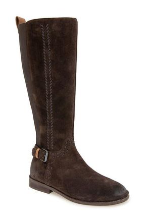 Gentle Souls Elmwood Knee High Boot in Chocolate Suede at Nordstrom, Size 6.5