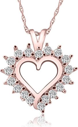 Pompeii3 1/2Ct Diamond Petite Diamond Pendant Necklace in 14k White, Yellow, or Rose Gold
