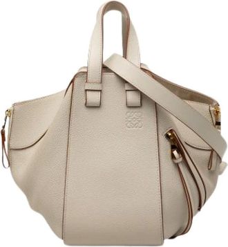 Loewe Pre-owned Handbags, female, Beige, Size: ONE SIZE Pre-owned The Hammock