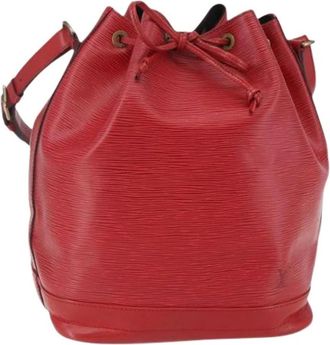 Louis Vuitton Pre-owned Bucket Bags, female, Red, Size: ONE SIZE Pre-owned Leather louis-vuitton-bags
