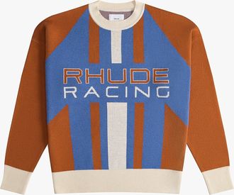 Rhude Mens Pavil Knit Crewneck