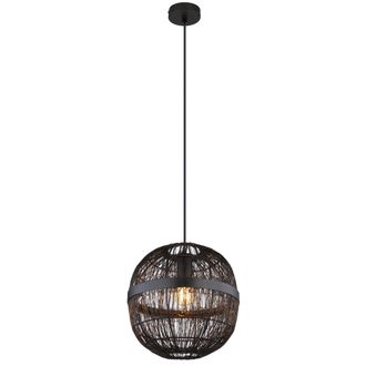 Globo Lighting Globo - L&aacute;mpara Colgante - Hermi Ii - Negro - Metal - &Oslash; 30cm
