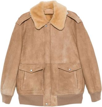 Prada Shearling Bomber Jacket