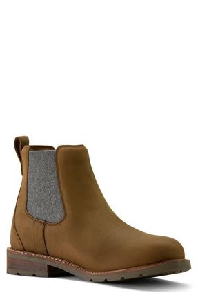 Ariat Wexford Waterproof Chelsea Boot in Brown at Nordstrom, Size 10.5