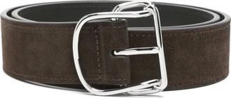 Toteme Cintura in pelle scamosciata - Marrone