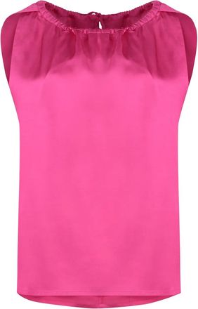Yves Salomon Blusa in raso - Rosa