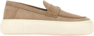 Hogan H705 Loafer - Dames - Loafers - Beige - 39 1/2 EU - Katoen - Schoenen