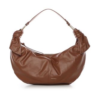 Coccinelle Shoulder Bags, female, Brown, Size: ONE SIZE Furoshiki Shoulder Bag