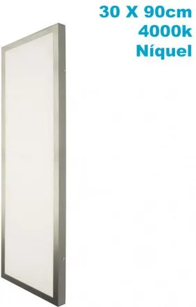 Fabrilamp Fabrilamp - Plafon 72w 4000k 3,5x30x90 Cm Plano Niquel 6120lm