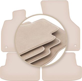 OEM Alfombrillas Beige Premium Para: Seat Le&oacute;n Iii Hatchback, Station Wagon, Variante 2012-2020