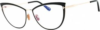 Tom Ford Blue Light Block Cat Eye Ladies Eyeglasses FT5877-B 001 56