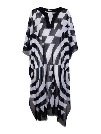 Dries Van Noten Cartland Long Kaftano Shirt