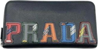 Prada Pre-owned Wallets, male, Black, Size: ONE SIZE Pre-owned Vintage Wallet