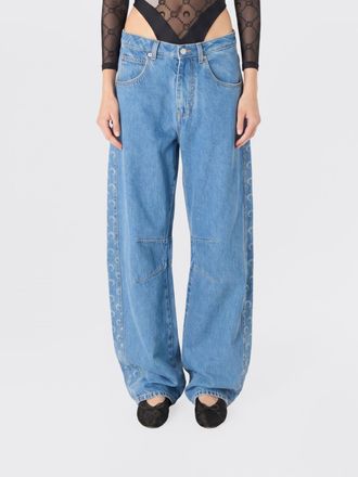 Marine Serre Jeans baggy in denim