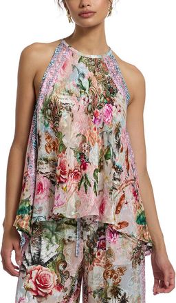 Robert Graham Silk-Blend Pippa Woven Shirt