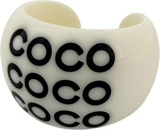 Chanel Plastic Band Ring (Pre-Owned)