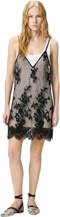 Pinko Pinko, Kleedjes, Dames, Zwart, S, Katoen, Vestido Cineraria