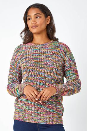 Roman Cotton Blend Shimmer Jumper