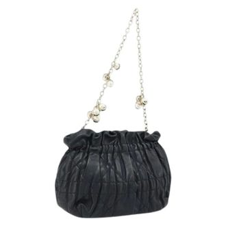 Dior Pre-owned Mini Bags, female, Black, Size: ONE SIZE Pre-owned Vintage Mini Shoulder Bag