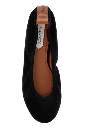 Lanvin Suede Ballet Flat - Black