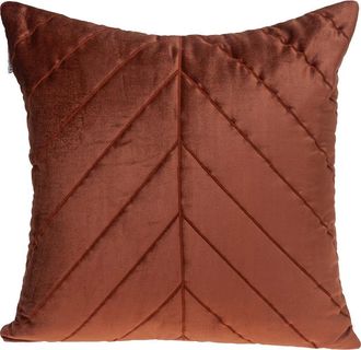 Parkland Collection Tobyn Quilted Pillow in Burnt Orange at Nordstrom Rack