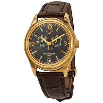 Patek Philippe Pre-owned Patek Philippe Complications Grey Dial Mens Watch 5146J-010