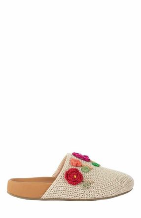 The Sak Bolinas Crochet Clog Shoe in Flower Ecru at Nordstrom, Size 10