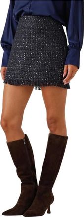 Access Fashion Access Fashion, Dames, Rokken, Blauw, Maat: L Leer