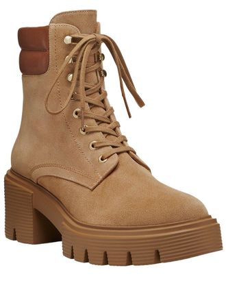 Stuart Weitzman Soho Lace-Up Suede Bootie