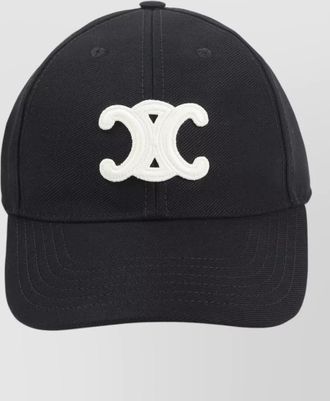 Celine triomphe logo baseball cap curved brim