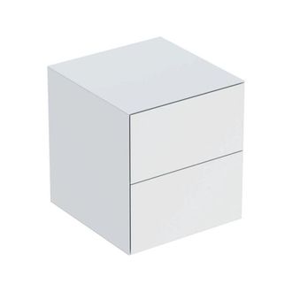 Keramag Keramag - Geberit One Armario Lateral Con Dos Cajones, 45x49.2x47cm