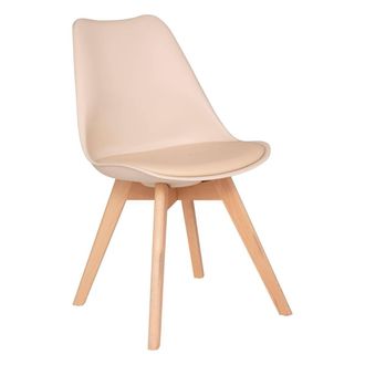 Atmosphera Silla Baya Patas De Haya - Beige Atmosphera Cr&eacute;ateur DInt&eacute;rieur