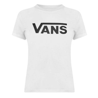 Vans Dames/Dames Logo T-Shirt (Wit)