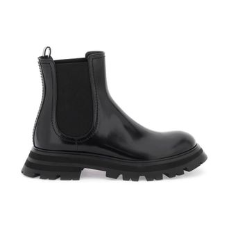 Alexander McQueen Dames, Schoenen, Zwart, Maat: 36 1/2 EU Leer