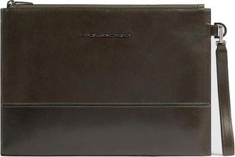 Piquadro Tassen, Heren, Groen, ONE Size, Leather i PadPro 11 clutch with pockets for Air Pods and Piquadro Smart Tracker