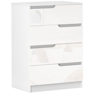HOMCOM C&oacute;moda 60x40x85 cm blanco