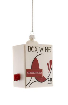 Cody Foster & Co. Boxed Red Wine Ornament in Multi at Nordstrom