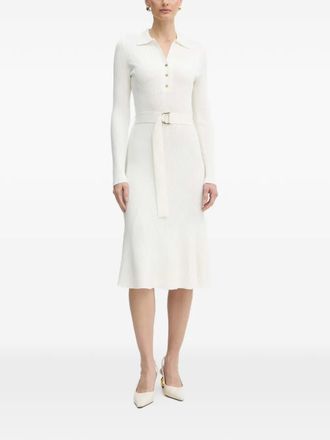 Marciano Abito midi con colletto polo - Bianco