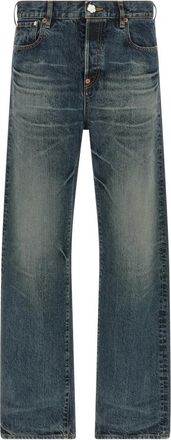 Kenzo Boke Flower Straight-Leg Jeans - Heren - Regular Fit Jeans - Blauw - W30 - Katoen - Jeans