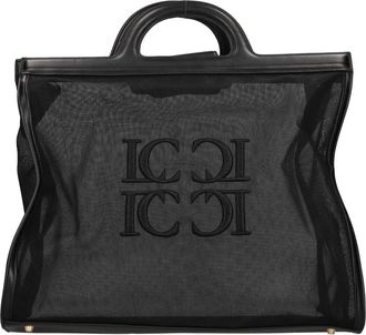 La Carrie Square Bag - Dames - Handtassen - Zwart - ONE Size - Leer - Tassen