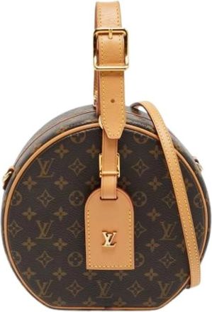Louis Vuitton Pre-owned Canvas Handtas - Dames - Vintage Handtas - Bruin - ONE Size - Vintage