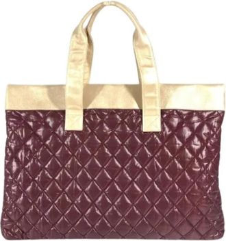 Chanel Pre-owned Coco Cocoon Shoulder Tote - Dames - Vintage Shopper - Rood - ONE Size - Leer - Vintage