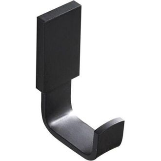 OEM Negro Mate - Paquete De 1, Gancho Para Toallas Y Ropa Flybath, Gancho Para Abrigos Y Sombreros Para Bata De Ba&ntilde;o, Cocina Y Dormitorio, Ba&ntilde;o De Lat&oacute;n