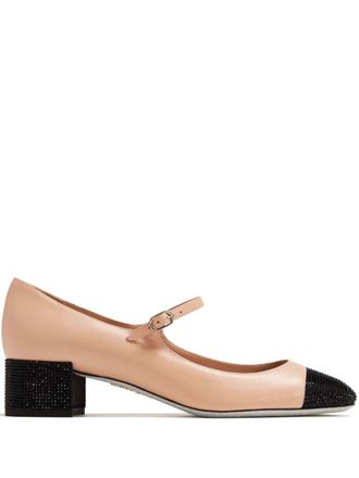 Rene Caovilla 45mm Kristen pumps - Pink
