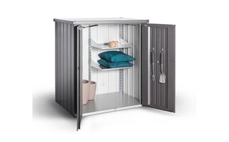 BIOHORT Armario Metalico Biohort Romeo L Color Gris Cuarzo Metalizado