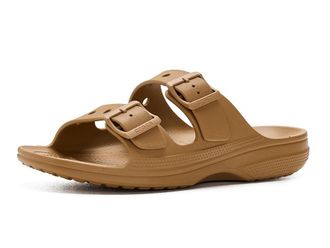 Crocs Classic Saturday Sandals, Slides Mens Slide Shoes Umber : 11 M, Synthetic