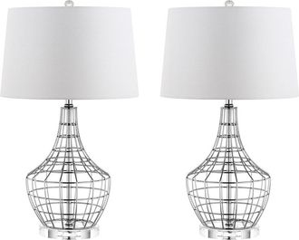 Safavieh Set Of 2 28In Olga Table Lamps