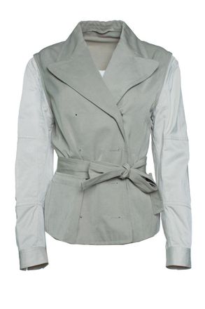 Dries Van Noten Dries van Noten, Blazer trench coat with belt