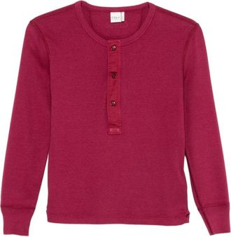 Chlo&eacute; Top a maniche lunghe con abbottonatura - - Tops - Donna - Rosa - S